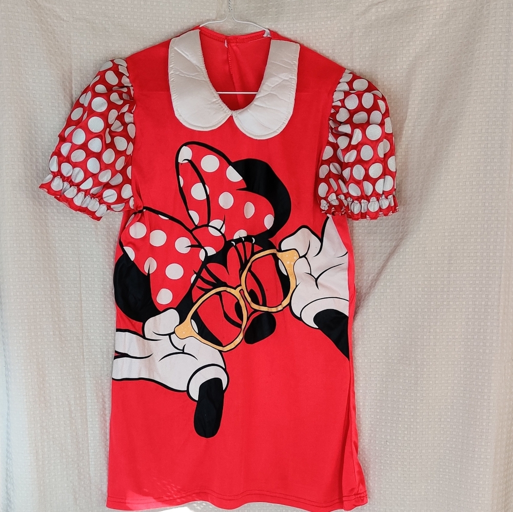 Minnie Mouse Red Dress Halloween Costume S/M